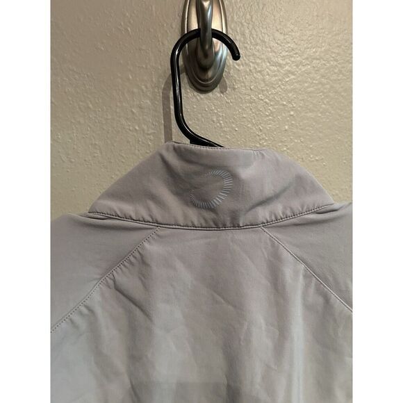 Zero Restriction Mens Medium Mayweather 1/4 Zip Pullover Light Blue Golf Stretch - Picture 5 of 8